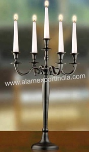 Candelabro de bajo costo con precio al por mayor directo del fabricante, decoración de centro de mesa con presupuesto de cinco brazos, novedad - Product Image 2