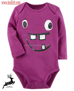 Alibaba Hotsale Organic Bamboo Cotton Baby Boy <b>Bodysuit</b> GOTS Certified Wholesale Snap Button Rompers with <b>Animals</b> Design Indian - Product Image 3