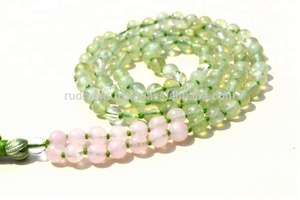 Vente chaude perles de prière bouddhiste Long collier Mala noué avec pierre naturelle utilisation spirituelle diamant perle chaîne cadeau parfait - Product Image 4