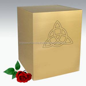 Urne funéraire en aluminium de style américain pour cendres humaines, par Brassworld India Funeral Supplies - Product Image 4