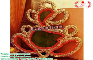 Ganesha sentado en el sofá blanco, fabricante de estatuas de Ganesha, fibra de boda para entrada de boda - Product Image 5