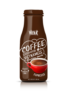 Bouteille en verre de 280 ml Presse à café au caramel du Vietnam - Product Image 4