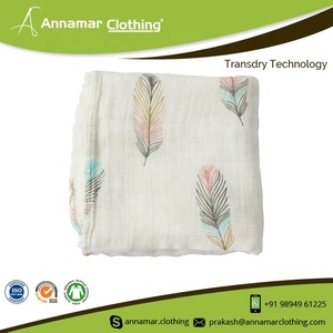 Manta de muselina de algodón orgánico para bebé - Product Image 6