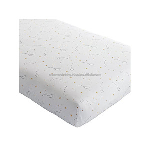2018 Sale Organic Cotton Baby Fitted Crib Sheet - Product Image 1