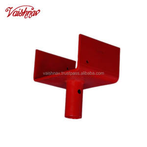 Gato de base de cabeza en U industrial para andamios huecos y sólidos Jack de base de tornillo de acero estándar de la marca VAISHNAV - Product Image 5