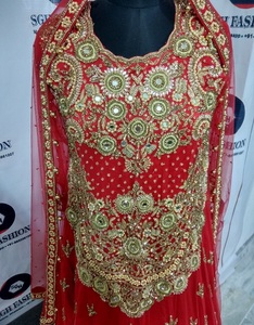 Robe de mariage et de fête en georgette pakistanaise pour adulte - Product Image 3