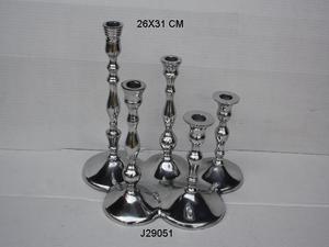 <b>Mirror</b> Polished <b>Candle</b> <b>Holder</b> With Joint Base for Five <b>Candle</b> Made in Cast Aluminium Home Decor <b>Candle</b> Stand - Product Image 5