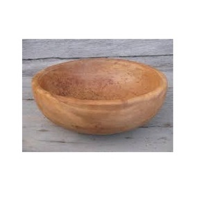 Bol en bois naturel 100% poli à la main pour salade et soupe Bol en bois naturel pour taille personnalisée et vente - Product Image 1