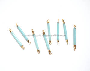 จี้เครื่องรางท่ออิเล็กโทรดแบบเข็ม Amazonite - Product Image 2