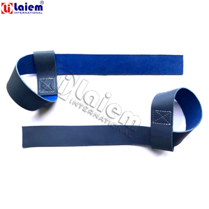Correas de cuero personalizables de alta calidad para gimnasio Fitness levantamiento de pesas para hombres y mujeres - Product Image 2