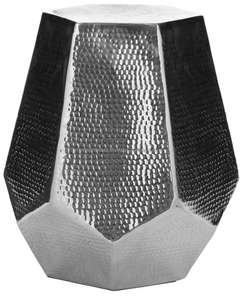 Table basse de luxe en métal fer noir dessus en verre café thé Table d'appoint en laiton finitions antiques tabouret de bar en métal aluminium - Product Image 4