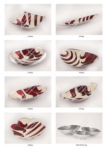 Tazón de cerámica de chocolate de aluminio de diseño personalizado plato elegante para dulces y dulces para fiestas y funciones - Product Image 3