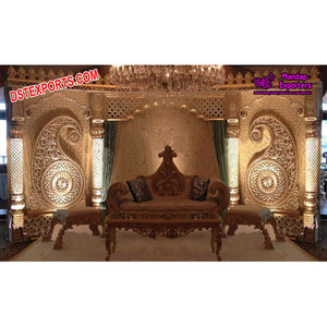 ของตกแต่งเวทีงานแต่งงานของมหาราชาการจัดเวทีงานแต่งงานในเอเชียของชาวอินเดีย - Product Image 1