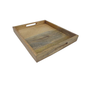 Bandejas de madera anidadas, artículo de vajilla, bandeja de servicio de Hotel, bandejas de servicio de madera - Product Image 1