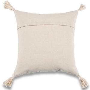 Latest design popular <b>cushion</b> <b>cover</b> at best rate wholesale pillow case for sofa and home White embroidered decorative pillow - Product Image 6