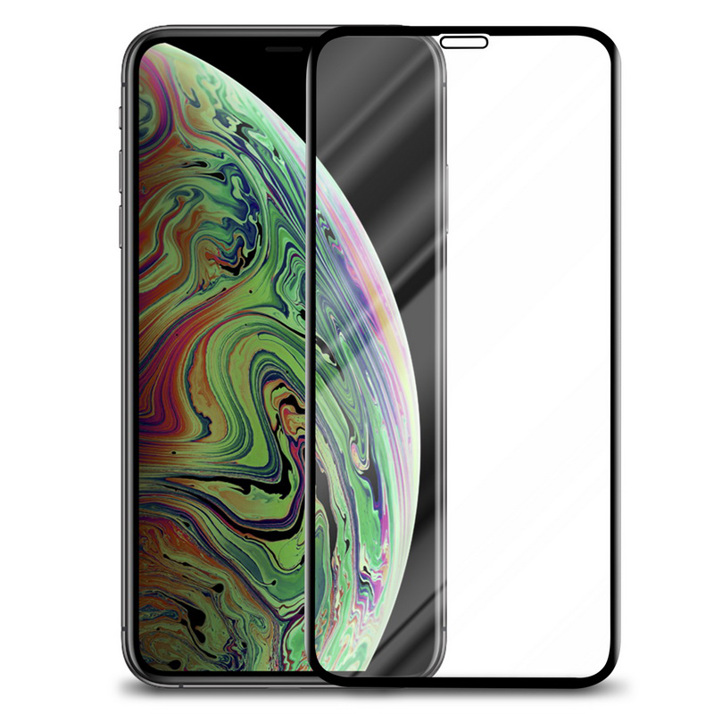 3D изогнутый край Полное покрытие 9H защита экрана из закаленного стекла от царапин для iPhone XS Max