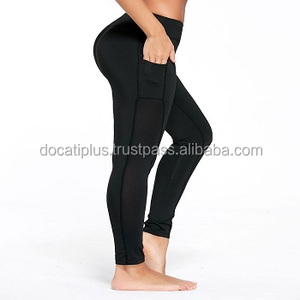custom fitness gym workout side pocket leggings - Product Image 2