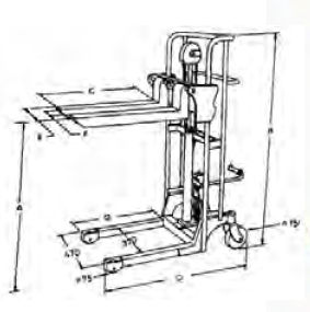 Noveltek แท่นวางสินค้าแบบแมนนวลความสูง400กก. 1700มม. มาตรฐาน CE ISO รับประกันการทำงาน1.5ปี - Product Image 6