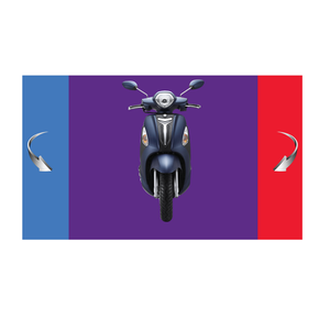 Motocicleta de Moda Fabricada en Vietnam, 125cc (Grandev Premium) Azul - Product Image 1