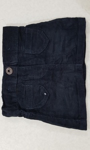 Falda de pana de color sólido con pantalones cortos interiores para niñas para la temporada de primavera para niños en 2018 - Product Image 3