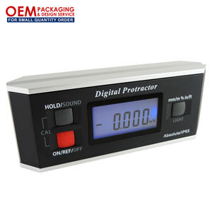 Digital 0-360 grad Angle Finder Inclinometer Level Protractor w/ Magnetic V-Groove & Backlight (OEM Packaging Available)