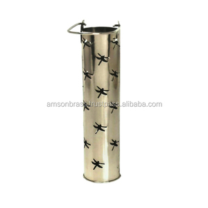 <b>Black</b> Powder Coated Finishes Tall Votive <b>Candle</b> <b>Holder</b> <b>Metal</b> Iron Leaf Cut Design <b>Candle</b> <b>Holder</b> - Product Image 2