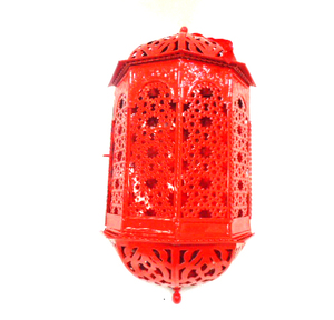 Adorno decorativo colgante de Metal en forma de cabaña para Navidad, oferta - Product Image 2