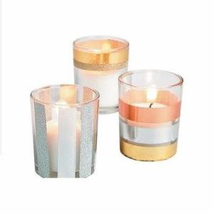 Handmade Clear Glass Cylinder Candle Holder with <b>Tea</b> <b>Light</b> Good Quality Votive for <b>Christmas</b> Glass Lid <b>Tea</b> <b>Light</b> Candle Holder - Product Image 2