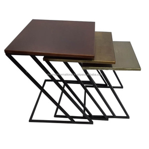 Modern Luxury Side <b>Table</b> <b>Set</b> of Three Pieces Home Decorative Metal Furniture for Living Room and Bedroom for Home Hotel Use - Product Image 1
