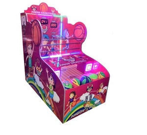 Nouvelle machine de basket-ball Dragon innovante avec lumières LED RVB, fonctionnement à pièces pour 2 joueurs et divertissement actif pour les enfants - Product Image 3