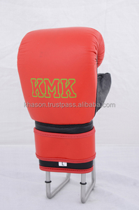 Guantes de Boxeo Profesionales KHASON Modelo 516 de la Mejor Calidad, 8OZ, 12OZ, 14OZ, 16OZ, con Cierre y Logotipo Personalizado, Cuero PU - Product Image 2