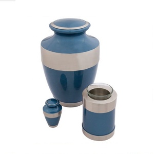 Urnes funéraires tendances Urne funéraire en métal pour garder les cendres humaines Fournisseur funéraire Urne funéraire en gros nouvellement conçue - Product Image 1