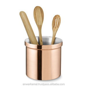 Copper Plated Stainless Steel <b>Utensil</b> <b>Holder</b> for <b>Kitchen</b> - Product Image 1