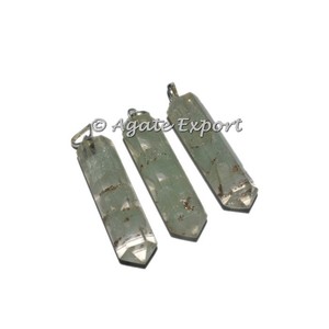 Amazonite <b>Orgonite</b> Pencil Pendant - Product Image 1