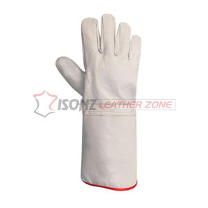 ถุงมือหนังวัว ISONZ สำหรับงานเชื่อม ทนความร้อน หนา 1.2 มม. ขายดี - Product Image 4