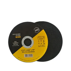 Discos de corte de disco abrasivo satc 500, ferramentas abrasivas para inox e aço 115x1.2x22mm