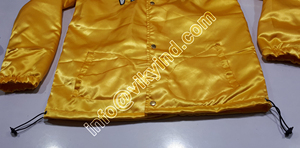 Chaqueta universitaria de poliéster satinado para hombre, chaqueta bomber de béisbol Letterman de satén con logotipo personalizado en blanco de alta calidad para hombre - Product Image 3