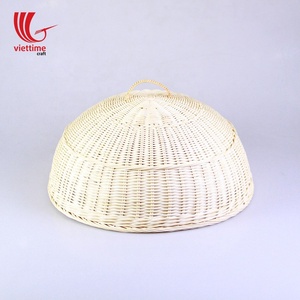 Tienda de ratán blanca ecológica de malla de cubierta de comida natural para restaurantes - Product Image 2