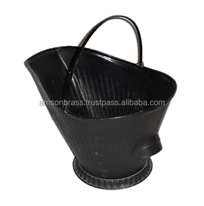 Cubo de carbón de primera calidad, herramienta de limpieza del hogar, Cubo de carbón acanalado en relieve - Product Image 1