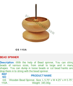 GS 110A Bead Spinner 220V Herramientas de joyería para pulir joyeros Nueva condición Pinzas - Product Image 2