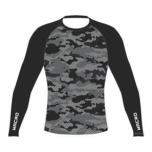 Diseño personalizado MMA Rash Guard Protección UV Niños Negro Rashguard Sublimado de alta calidad Rash Guard para entrenamiento y Deportes - Product Image 2
