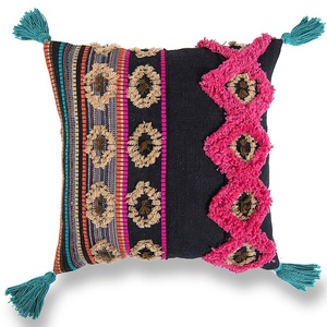 Housse de coussin en coton jacquard de designer, élégante et riche en détails décoratifs, housse de coussin de dossier, housse de coussin en gros - Product Image 1