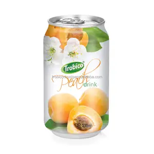 น้ำผลไม้พีชเข้มข้นบรรจุกระป๋อง 330 มล. ของผู้ผลิตเวียดนามในบรรจุภัณฑ์ขวด - Product Image 1