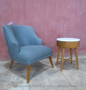 Mindi Wood Living Room <b>Chair</b> Furniture <b>Retro</b> Style - Product Image 4