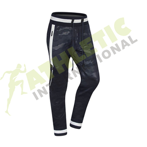 Dernière conception 100% coton vente en gros de vêtements de sport pour hommes survêtements personnalisés haute qualité pas cher homme survêtements ensembles deux pièces - Product Image 3