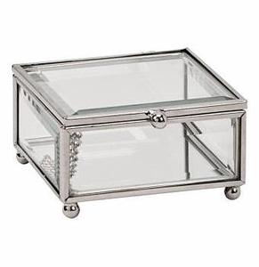 Caja de baratija de vidrio transparente de estilos - Product Image 6