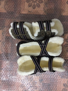 Bottes de tendon pour chevaux de course, en tissu, confortables, protectrices, pour les jambes des chevaux, adaptées à l'entraînement et aux courses - Product Image 2