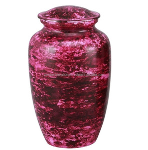 Urnas de cremación de aluminio, accesorios funerarios de Fuego Azul, tarro de cenizas de Metal con banda de grabado - Product Image 3