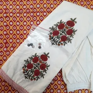 women latest cotton printed designer long kurtis plazzo sets fresh women collection