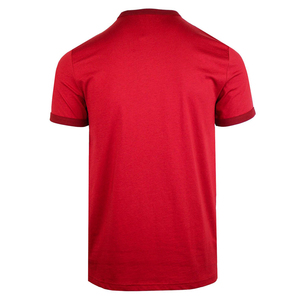 Camiseta informal de manga corta con cuello redondo de algodón 100% para hombre, camiseta de secado rápido de talla grande, sublimación sólida, personalizable, lisa, transpirable, en blanco - Product Image 3